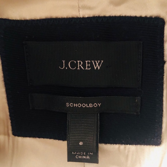 J. CREW Classic Schoolboy Blazer Navy Gold Button - Picture 5 of 6